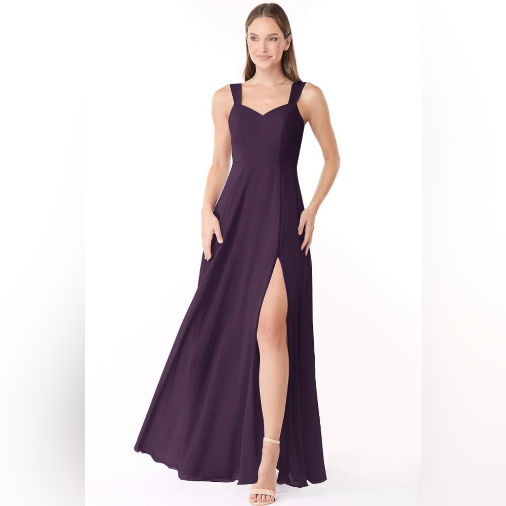 Azazie Julie Dress in Plum A12